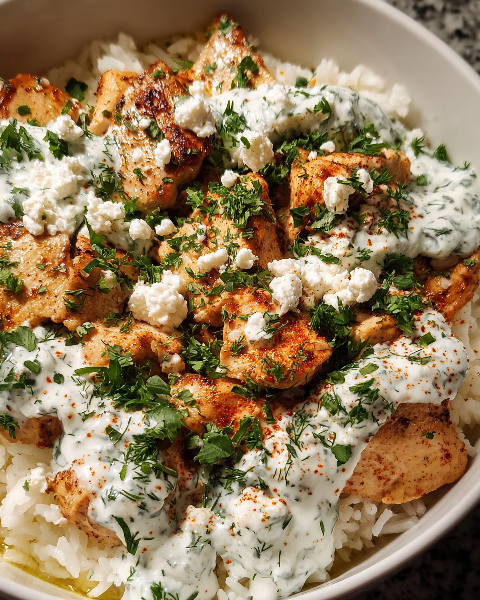Dump and Bake Chicken Tzatziki