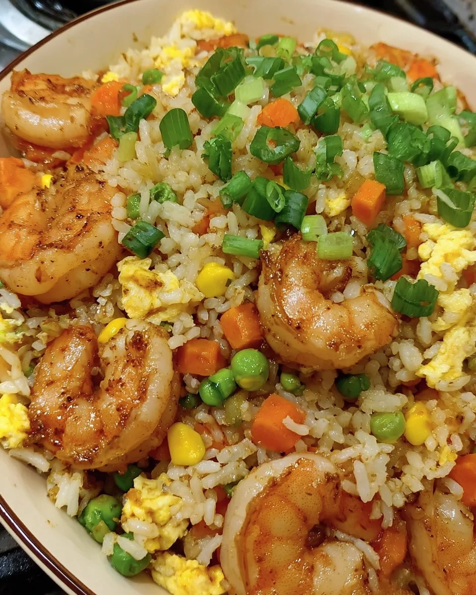 Shrimp Rice Vegetables