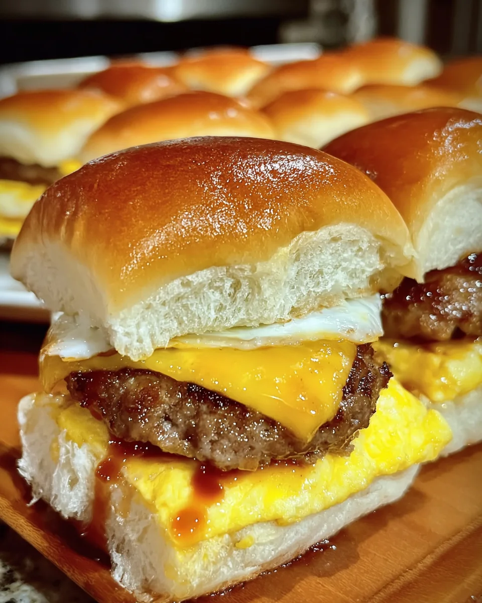 Maple Sausage Sliders