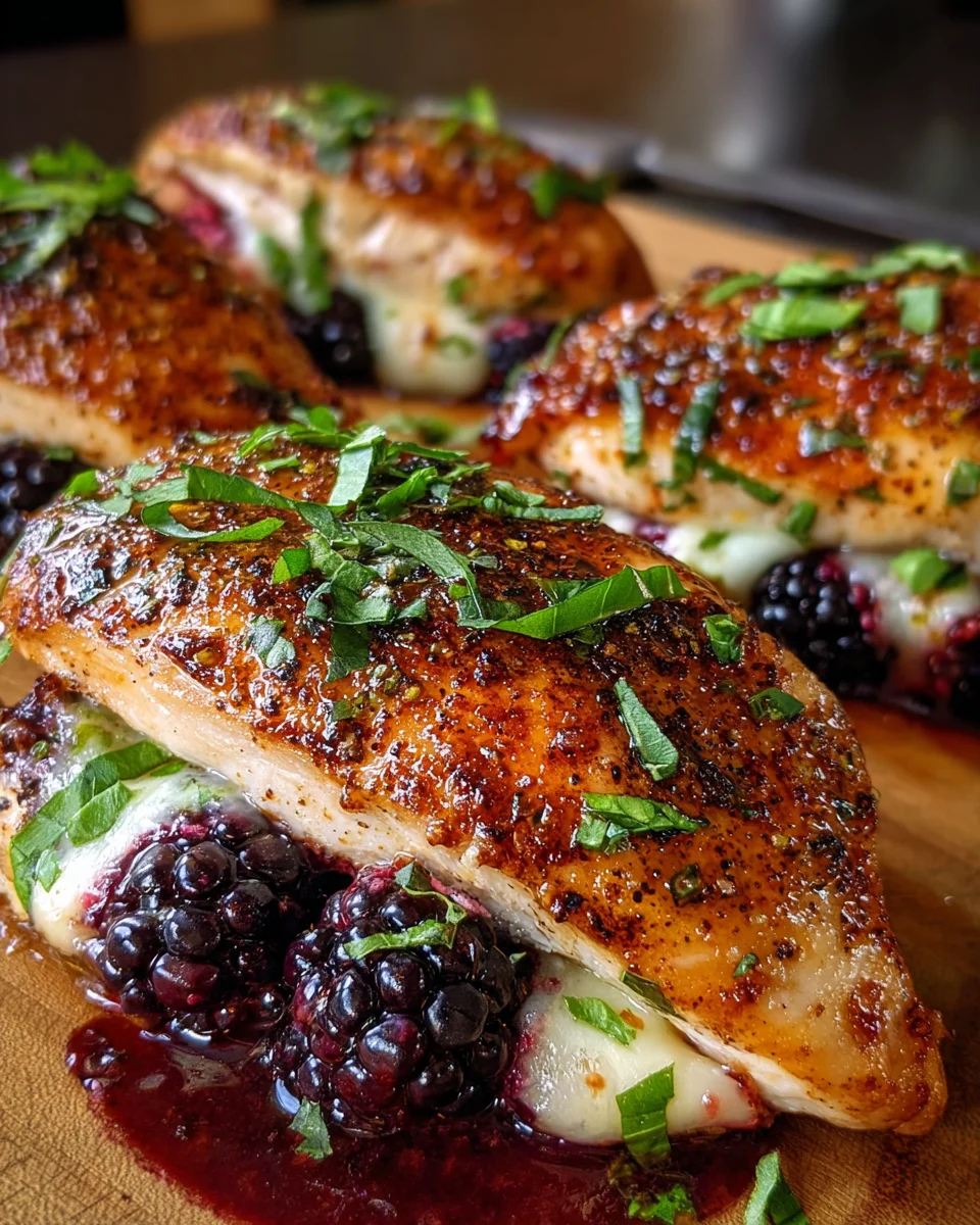 Melty Blackberry Jalapeno Chicken