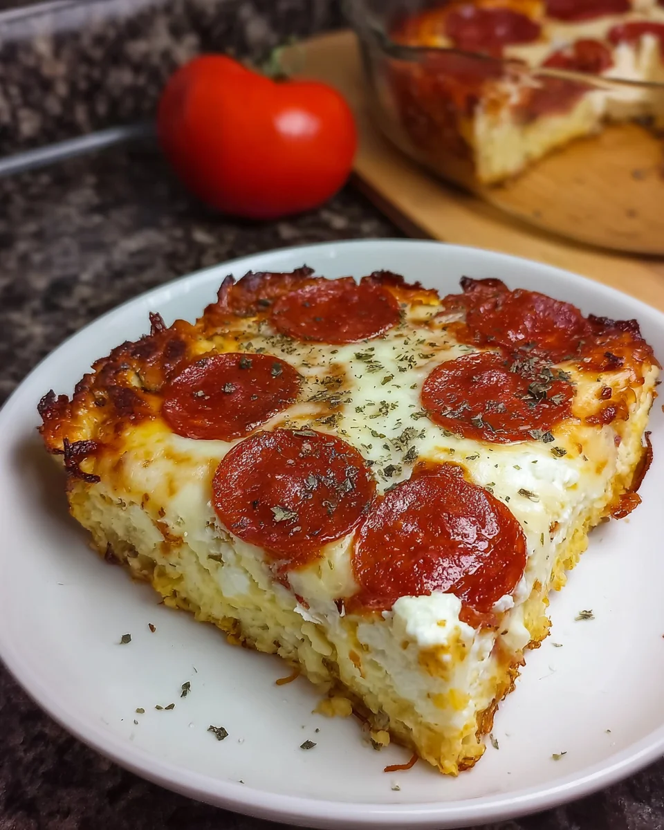 Pizza Style Cottage Cheese Bake