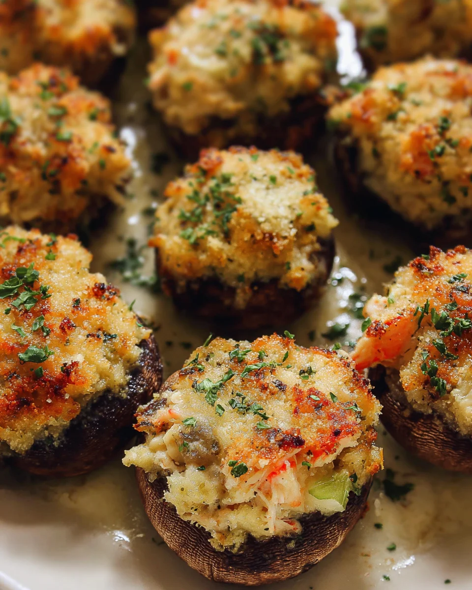 Crab Stuffed Mushrooms