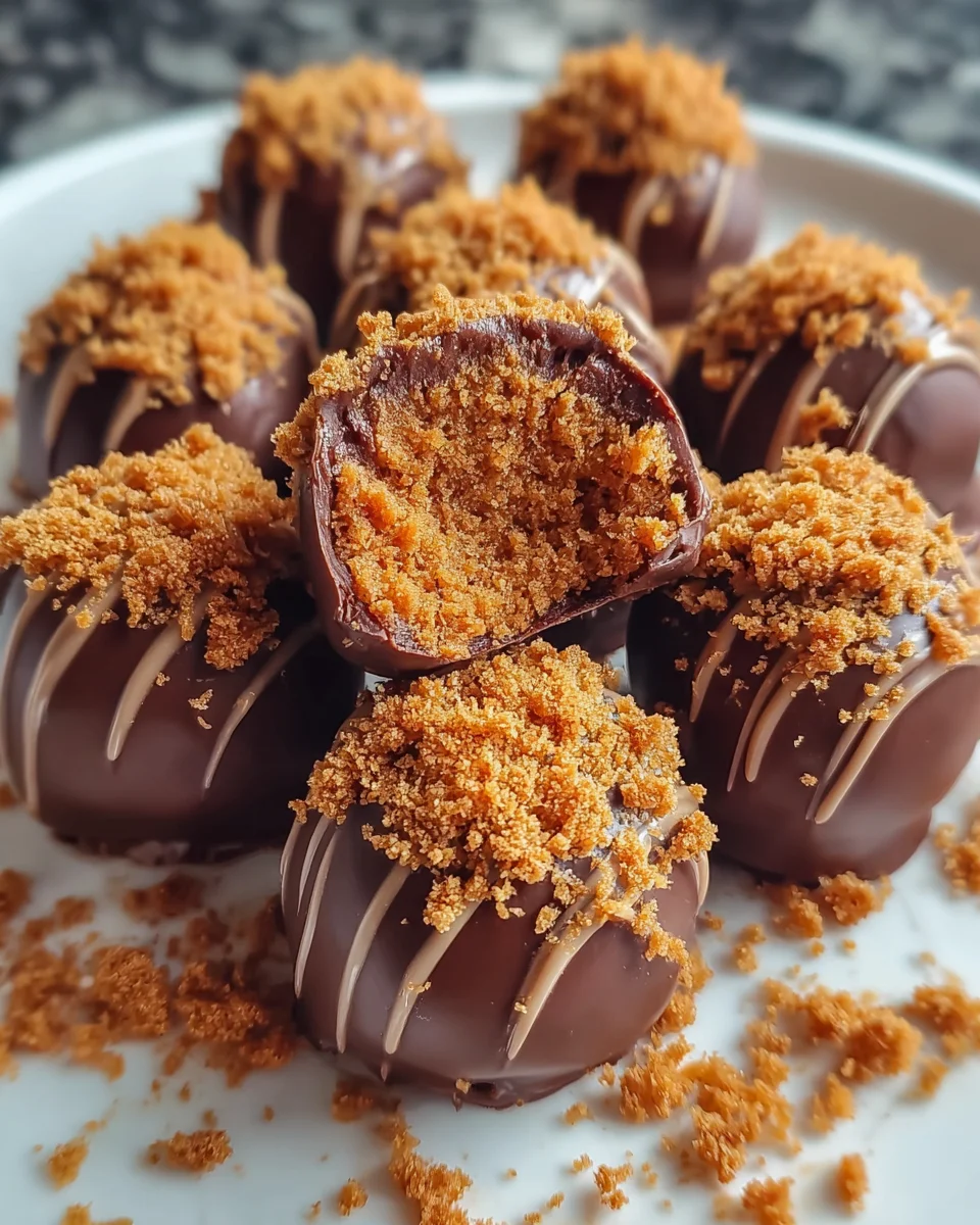 Creamy Biscoff Truffle Bites