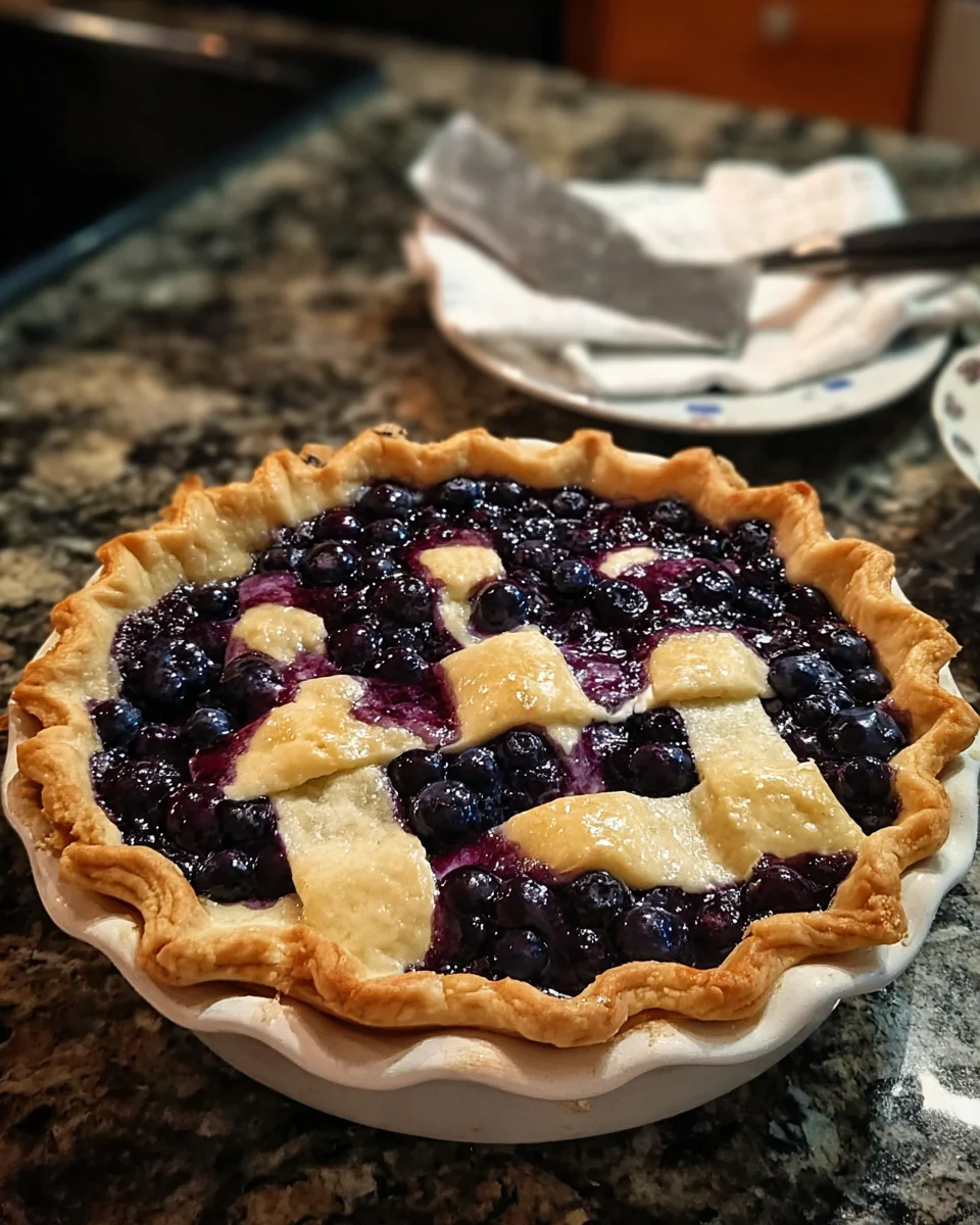 Irresistible Blueberries and Cream Pie Recipe