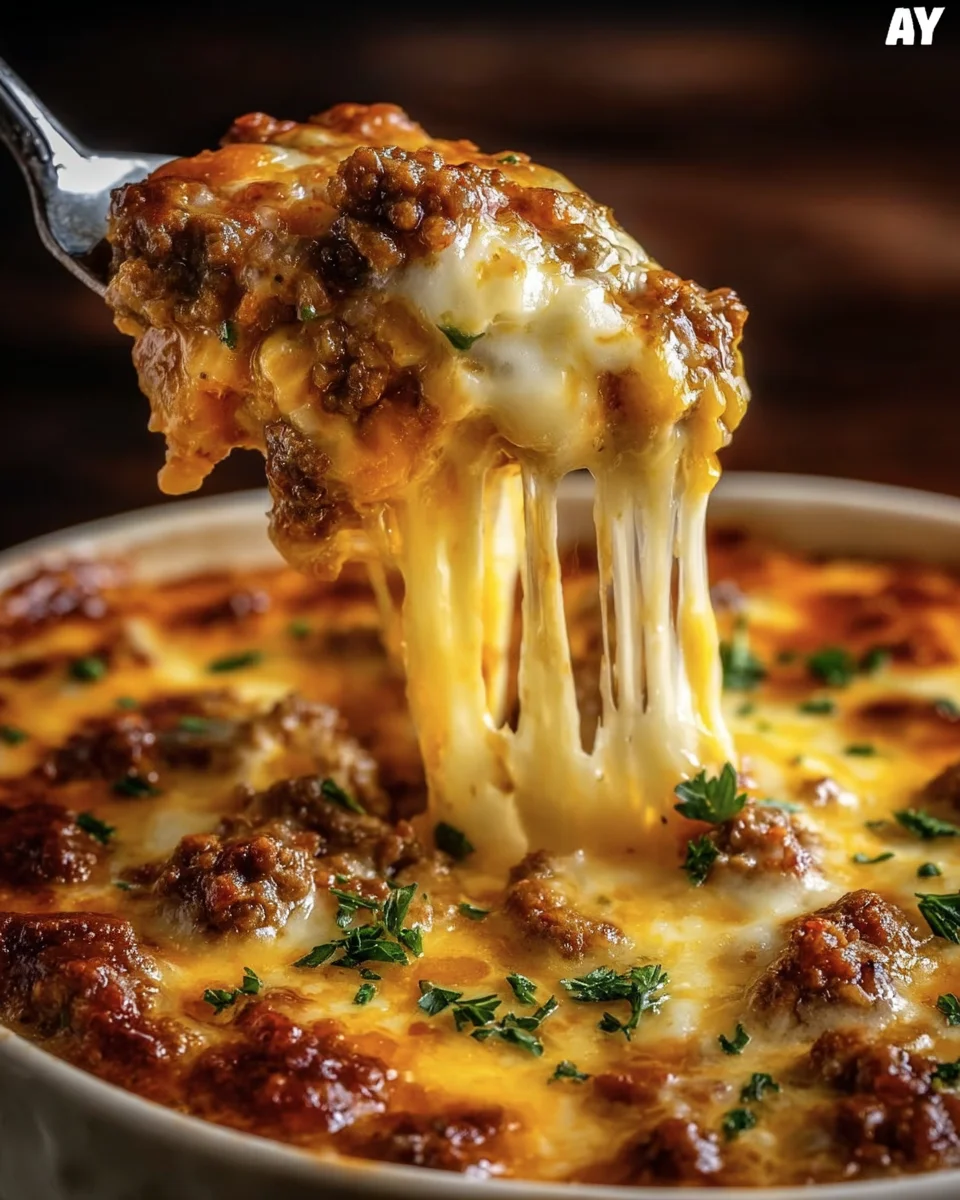 Sausage, Egg and Cream Cheese Hashbrown Casserole