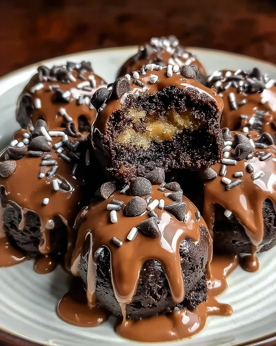 Brownie Cookie Bombs