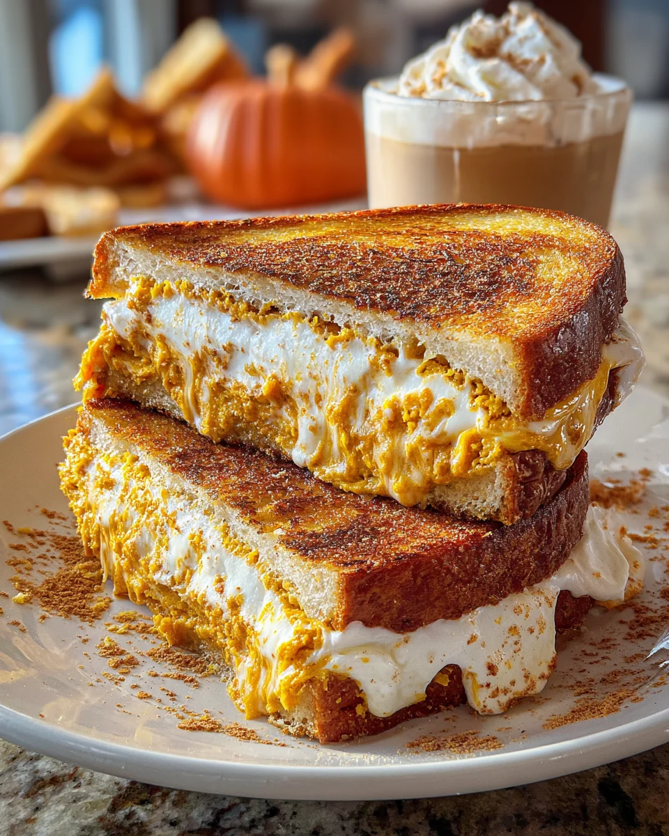 Rebel Float Pumpkin Spice Grilled Cheese