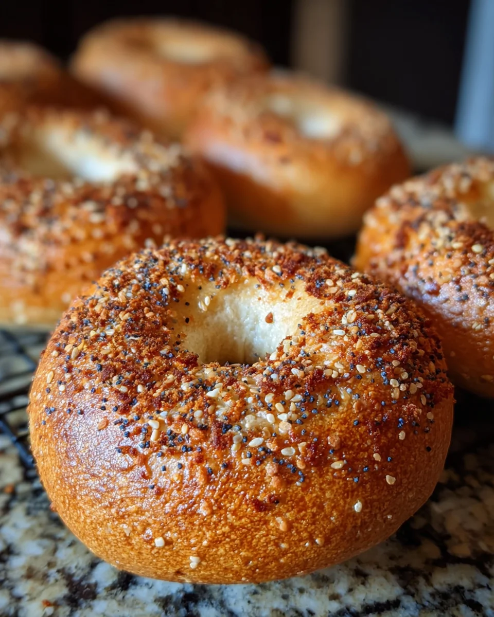 Sourdough Discard Bagels with Chewy Crust