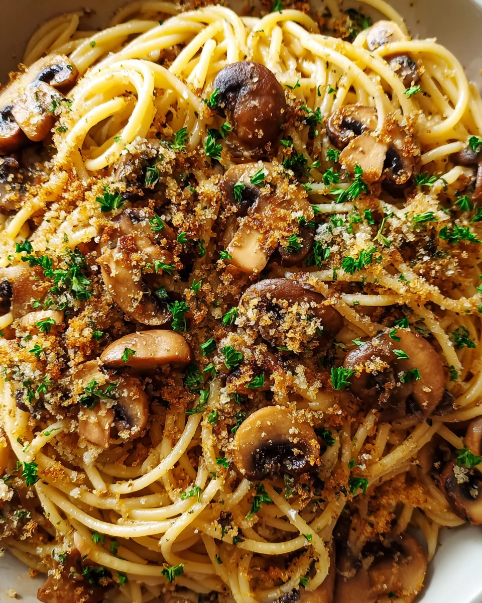 Brown Butter Mushroom Pasta