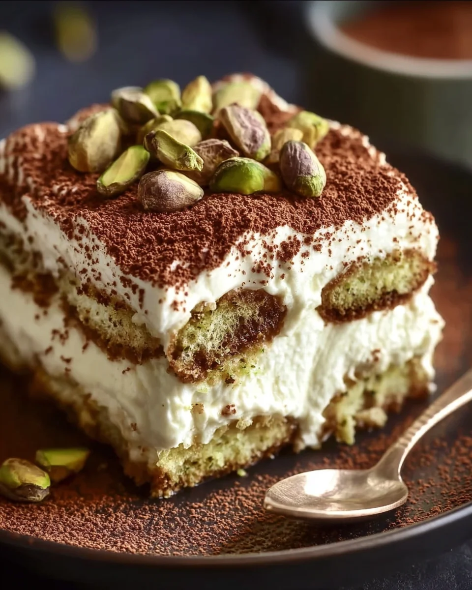 Pistachio Tiramisu