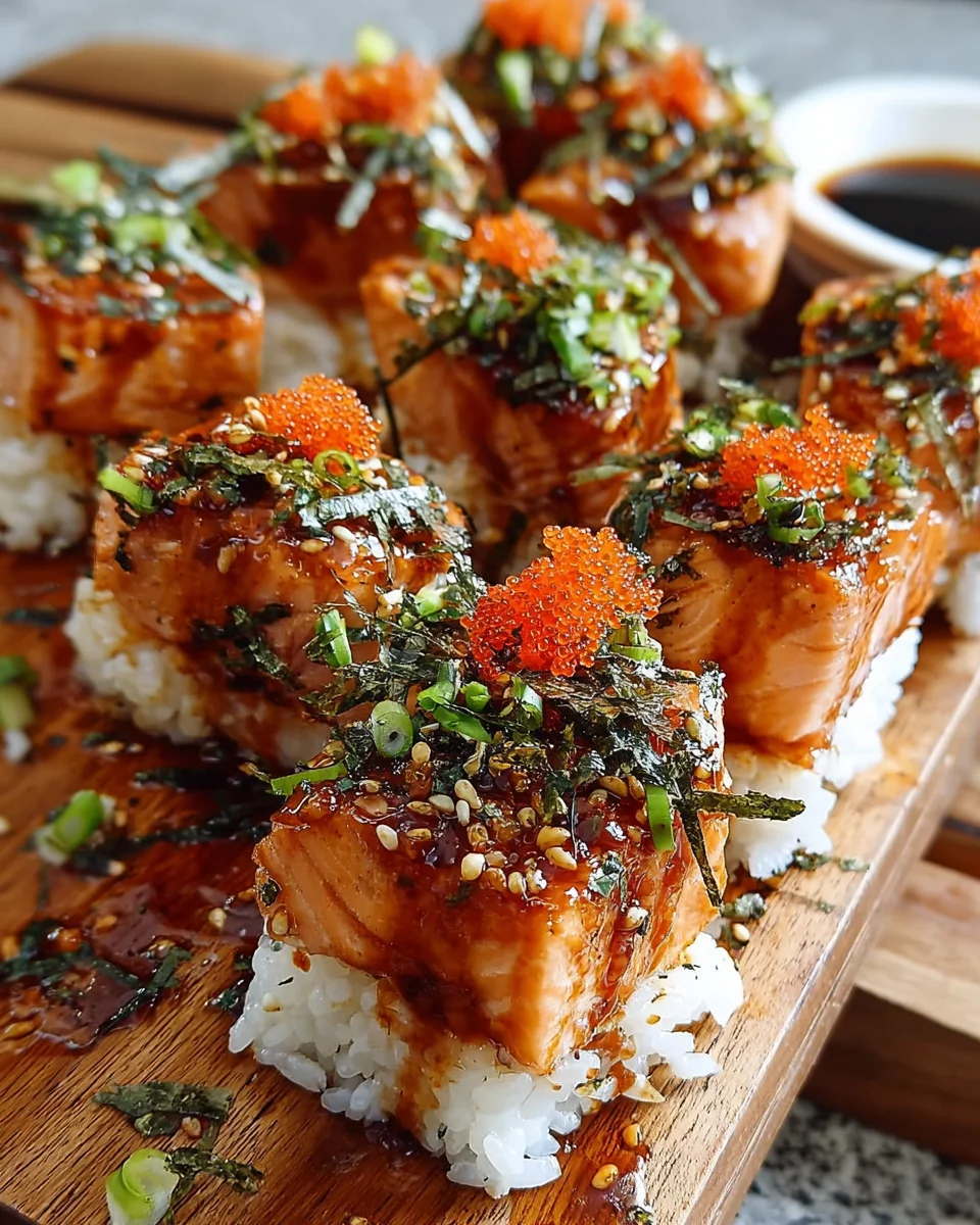 Spicy Salmon Sushi Bake Recipe