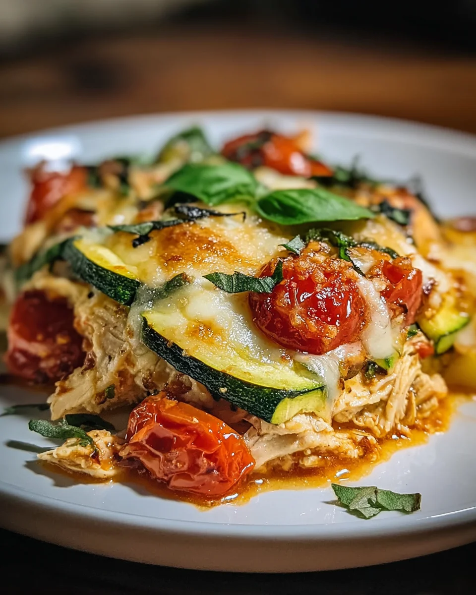 Rotisserie Chicken & Zucchini Casserole