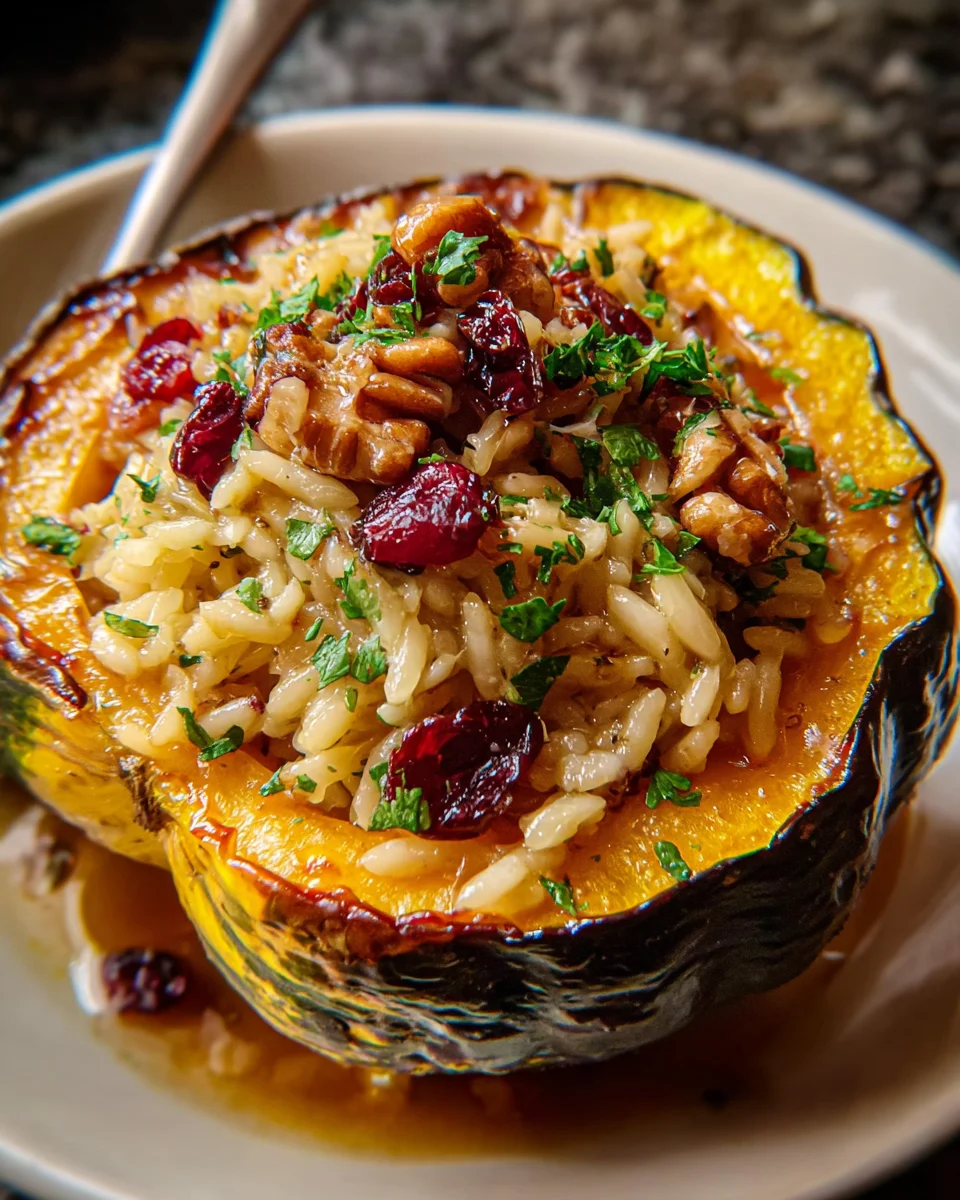 Chaos Cake Pumpkin Orzo Acorn