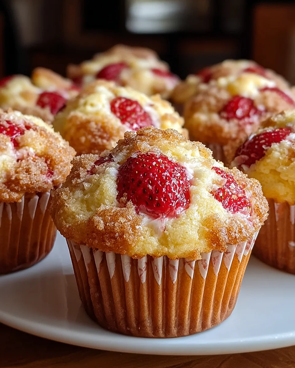 Strawberry Cream Cheese Muffins