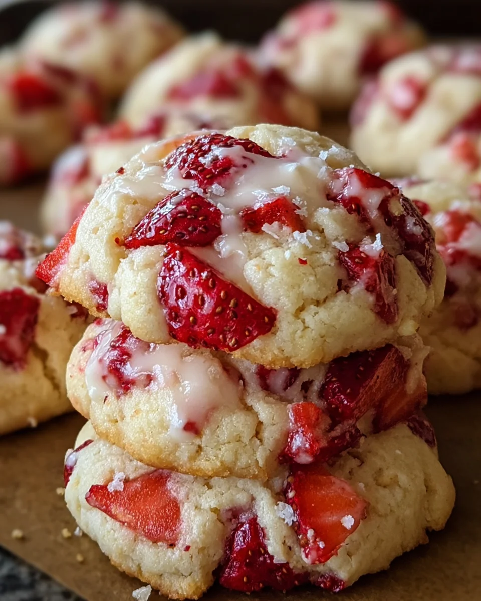 Cream Cheese Strawberry Cookies that Delight Your Tastebuds