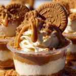 Cookie Butter Cheesecake Cups