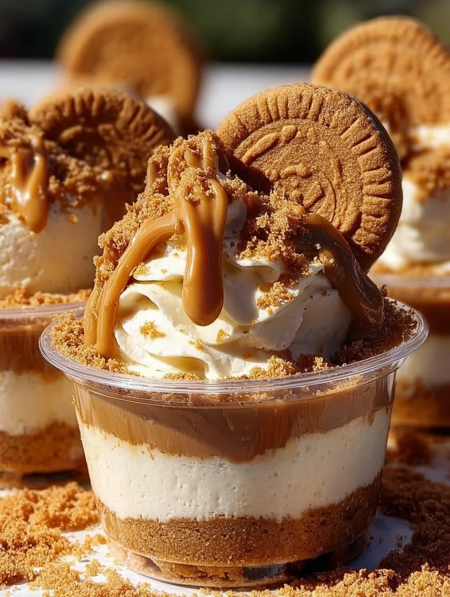 Cookie Butter Cheesecake Cups – The Ultimate No-Bake Dessert You’ll Crave Forever