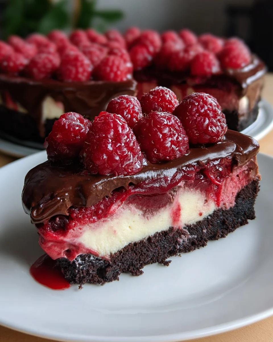 Dark Chocolate Raspberry Cheesecake: A Decadent Delight!