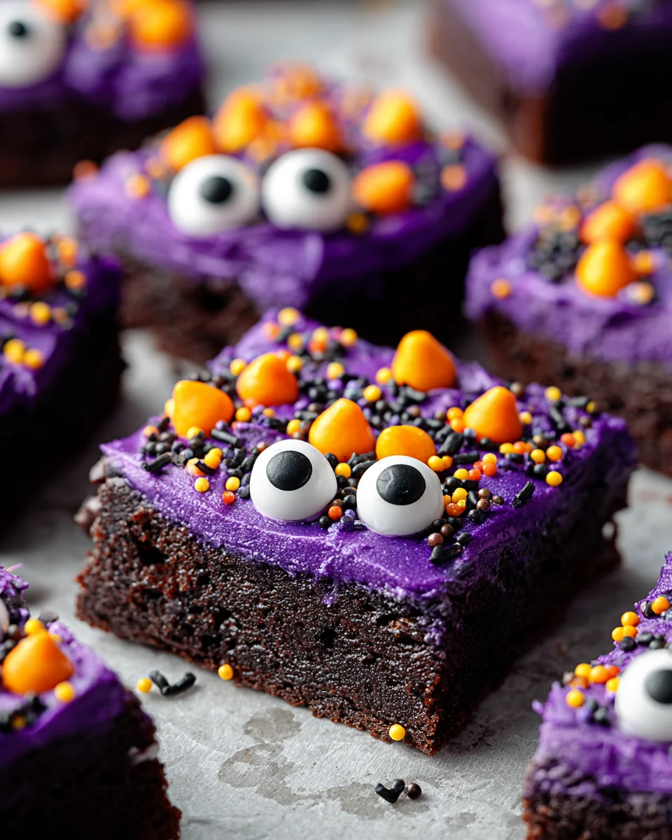 Monster Mash Brownies: Bake Spooktacular Treats Today!