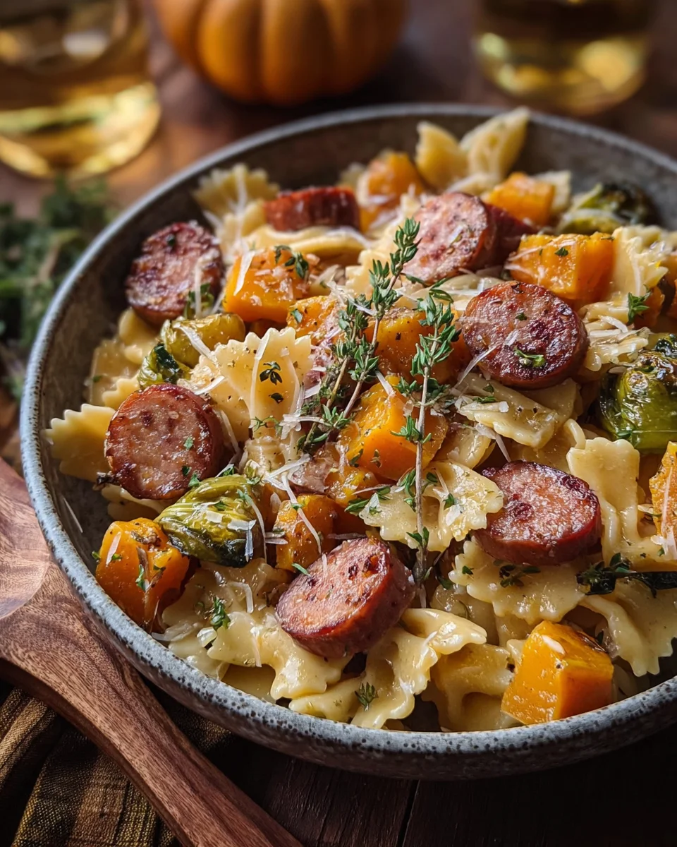Autumn Sausage Pasta Squash: A Cozy Fall Delight!