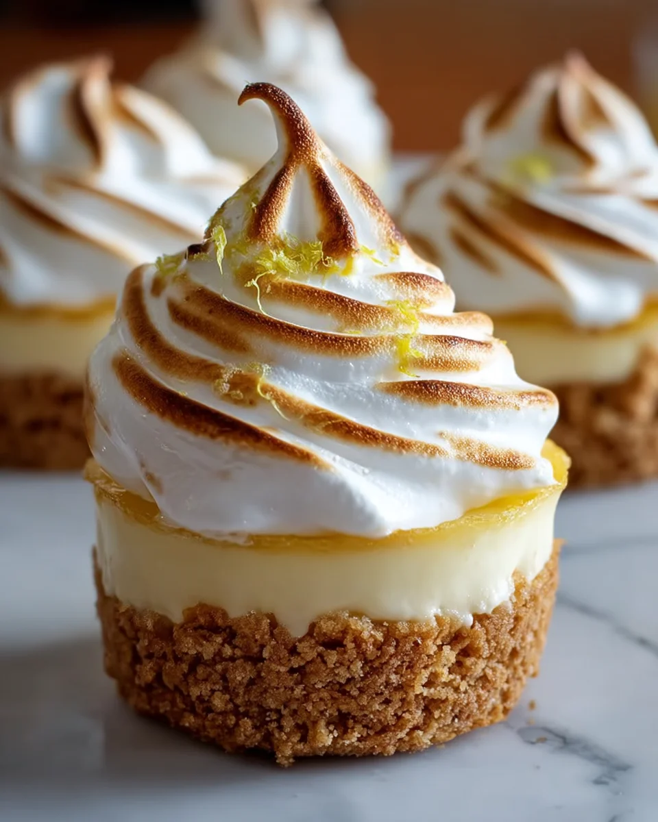 Lemon Meringue Cheesecakes