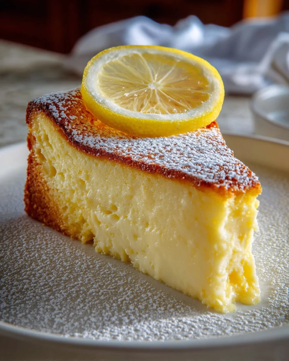 The Best Lemon Custard Cake: A Sweet Citrus Delight!