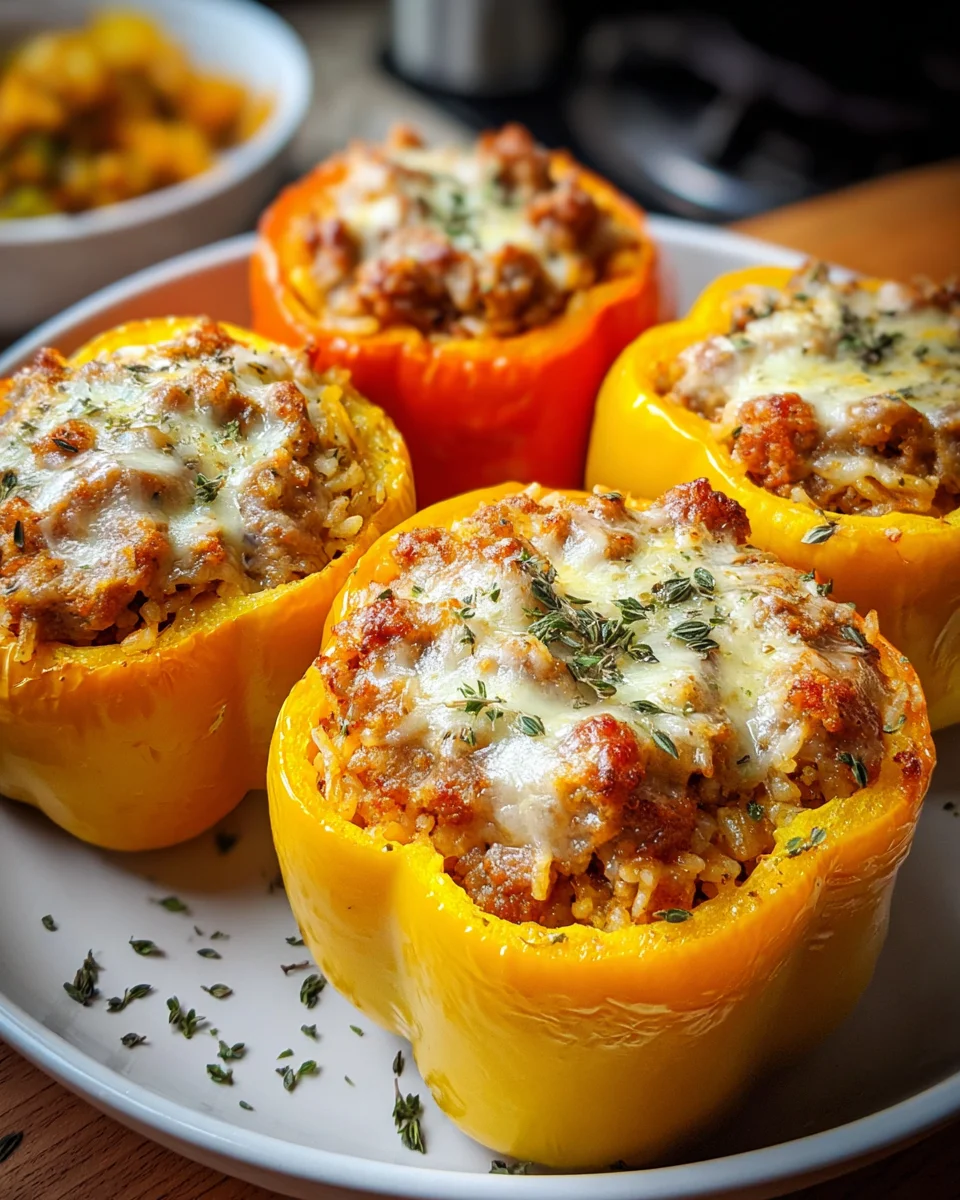 Pumpkin and Sausage Stuffed Peppers: Deliciously Easy to Make!