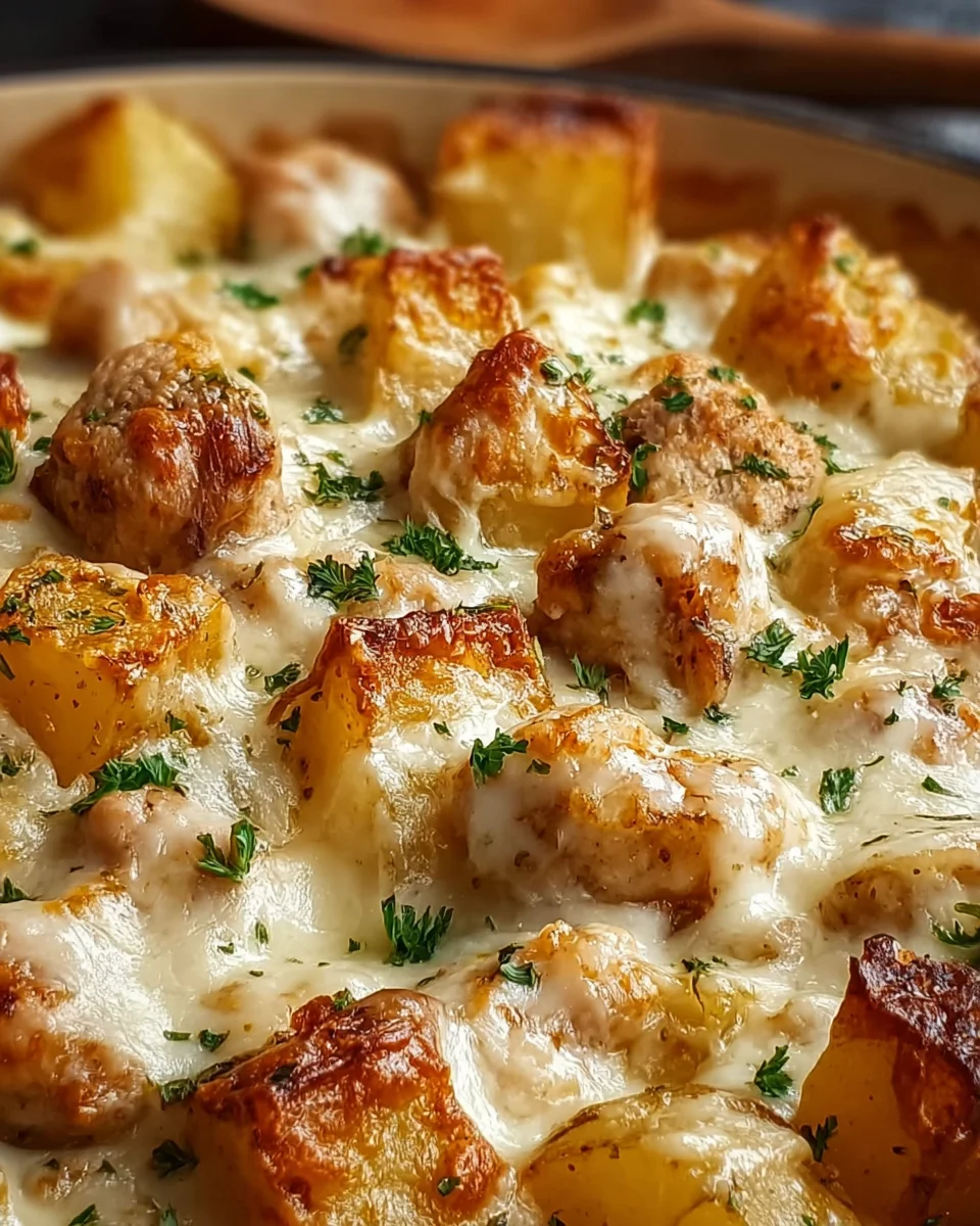 Garlic Parmesan Crockpot Chicken and Potatoes