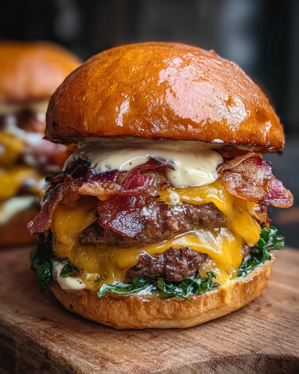 Smash Burgers with Baconnaise Sauce