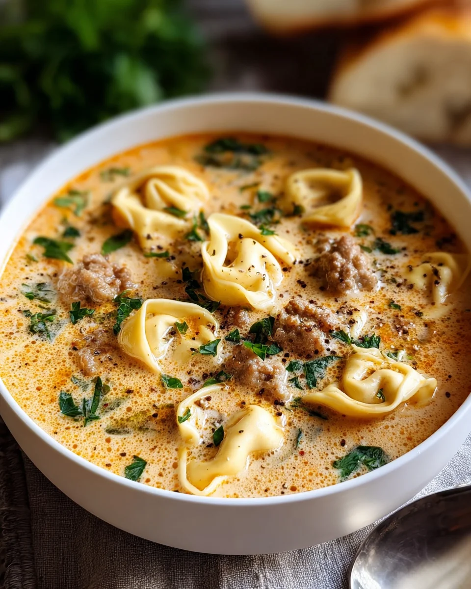 Creamy Tortellini Soup: Discover the Comfort in a Bowl