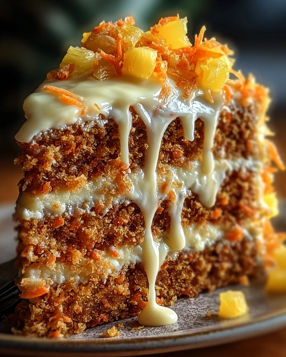 Hawaiian Carrot Pineapple Cake: A Taste of Paradise!