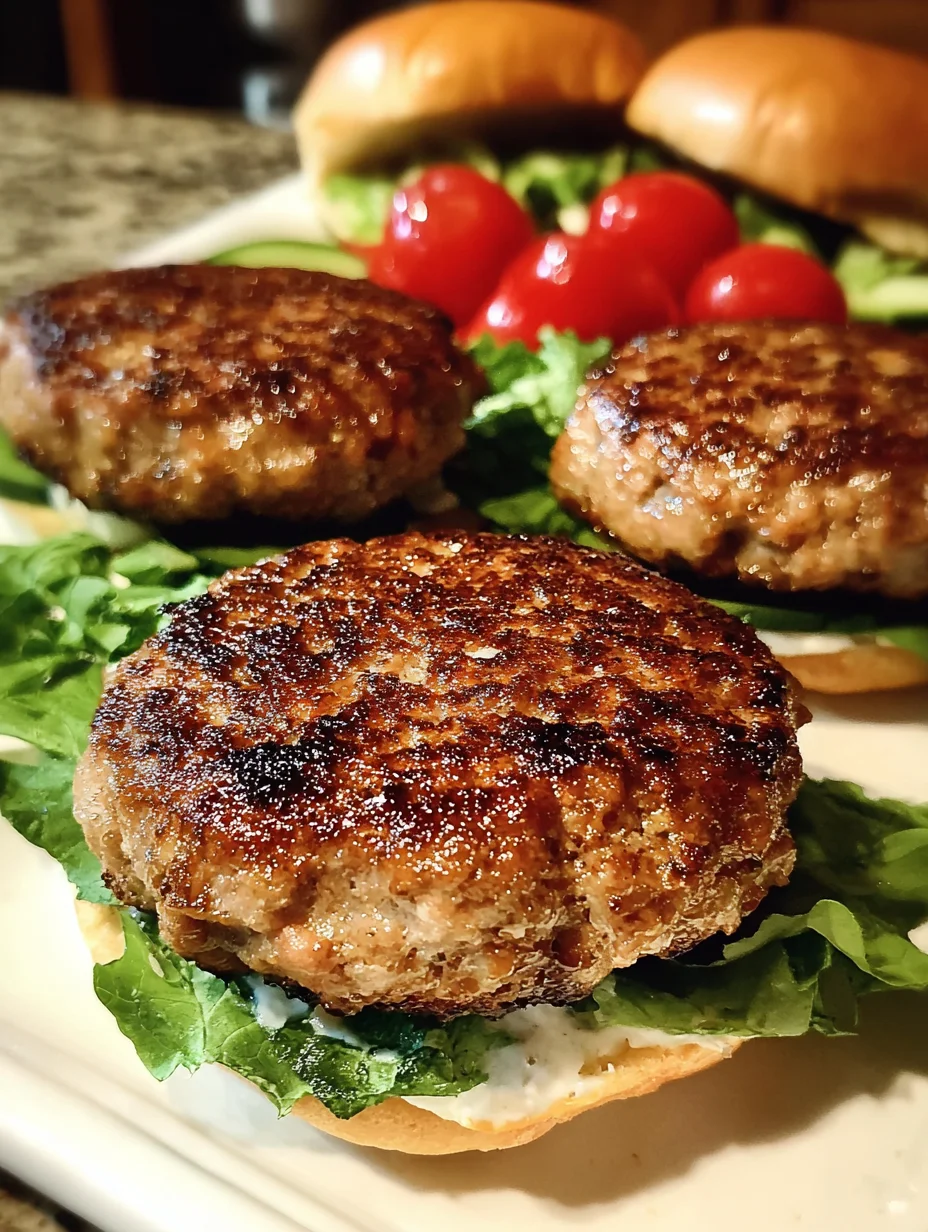 Juicy Ground Turkey Burgers
