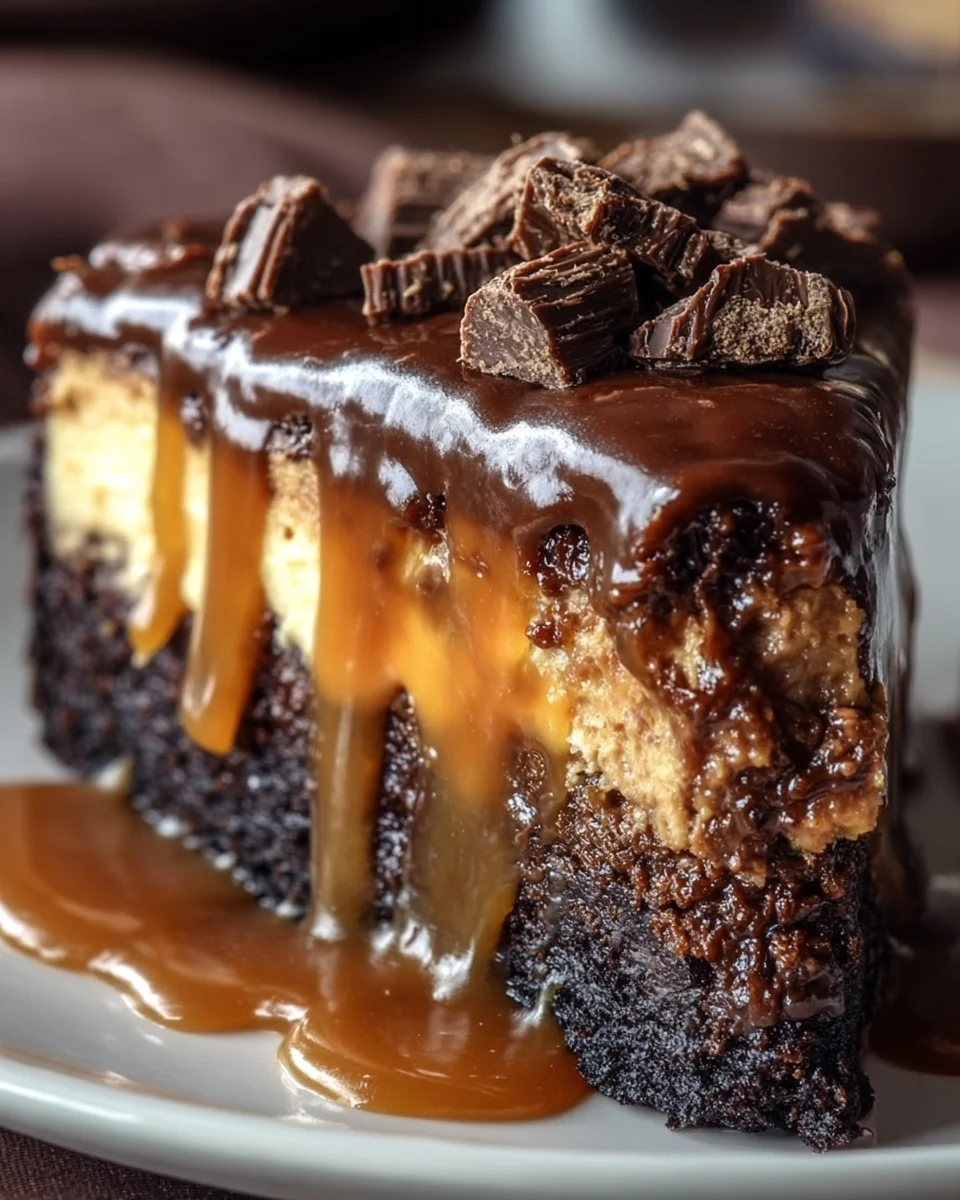 Caramel Brownie Cheesecake