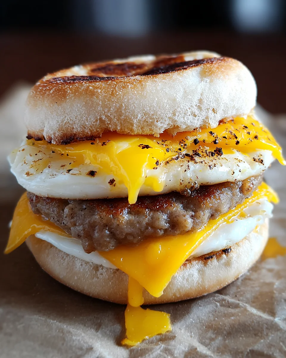 Sausage Egg Cheese McMuffin: The Perfect Breakfast Recipe!