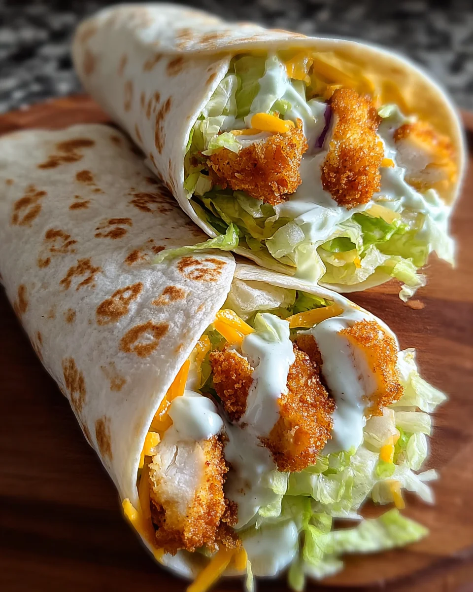 Crispy Chicken Ranch Snack Wrap: A Delicious Quick Meal