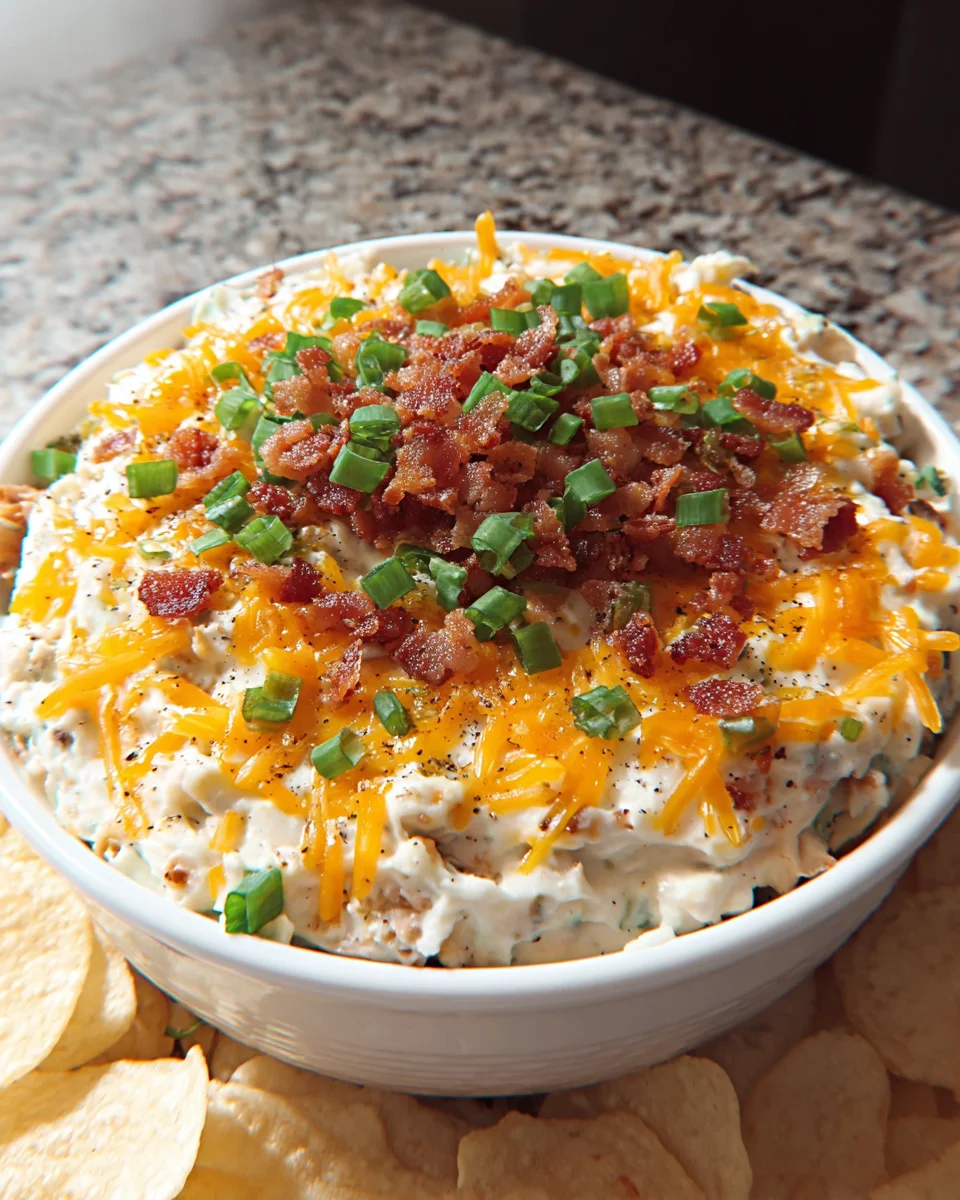 Loaded Baked Potato Dip: A Creamy, Irresistible Delight!