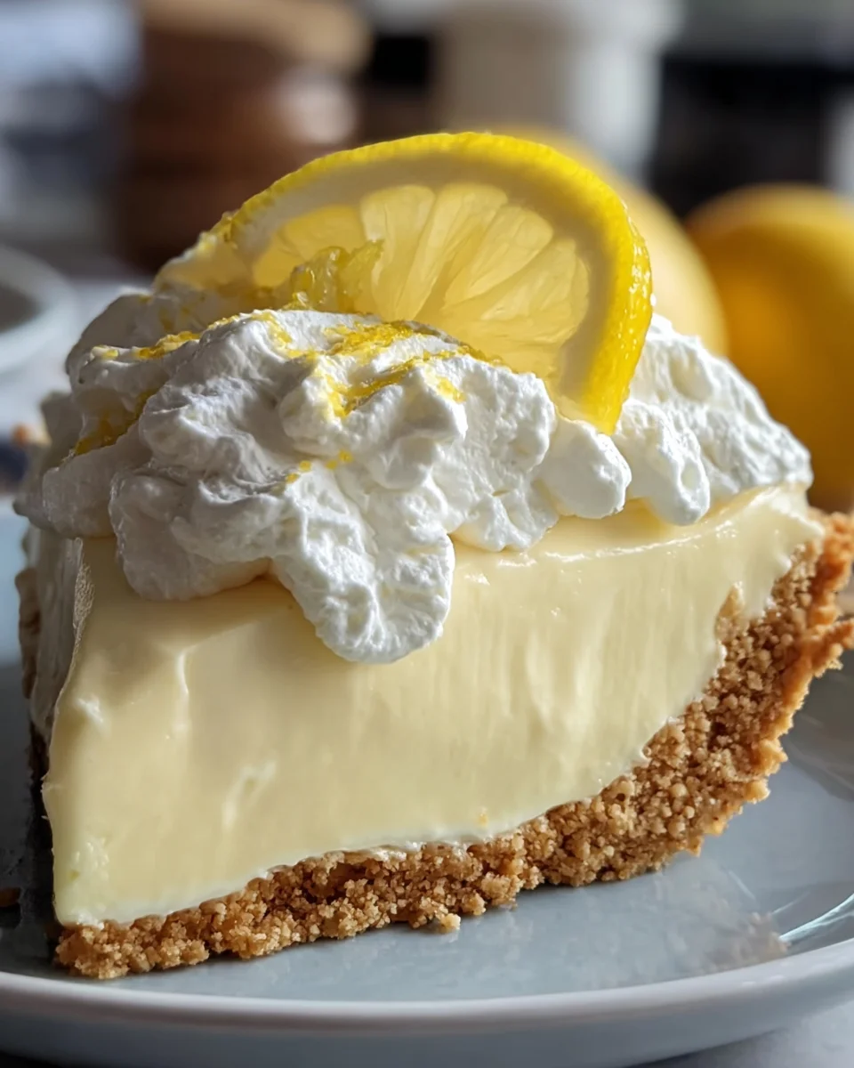 NO-BAKE CREAM CHEESE LEMONADE PIE