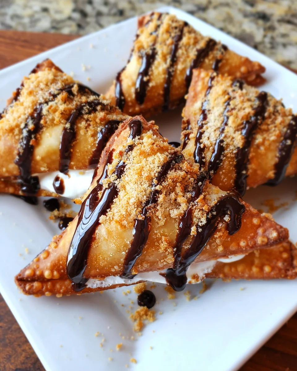 Nutella S’mores Samosas: A Delightfully Crispy Treat!