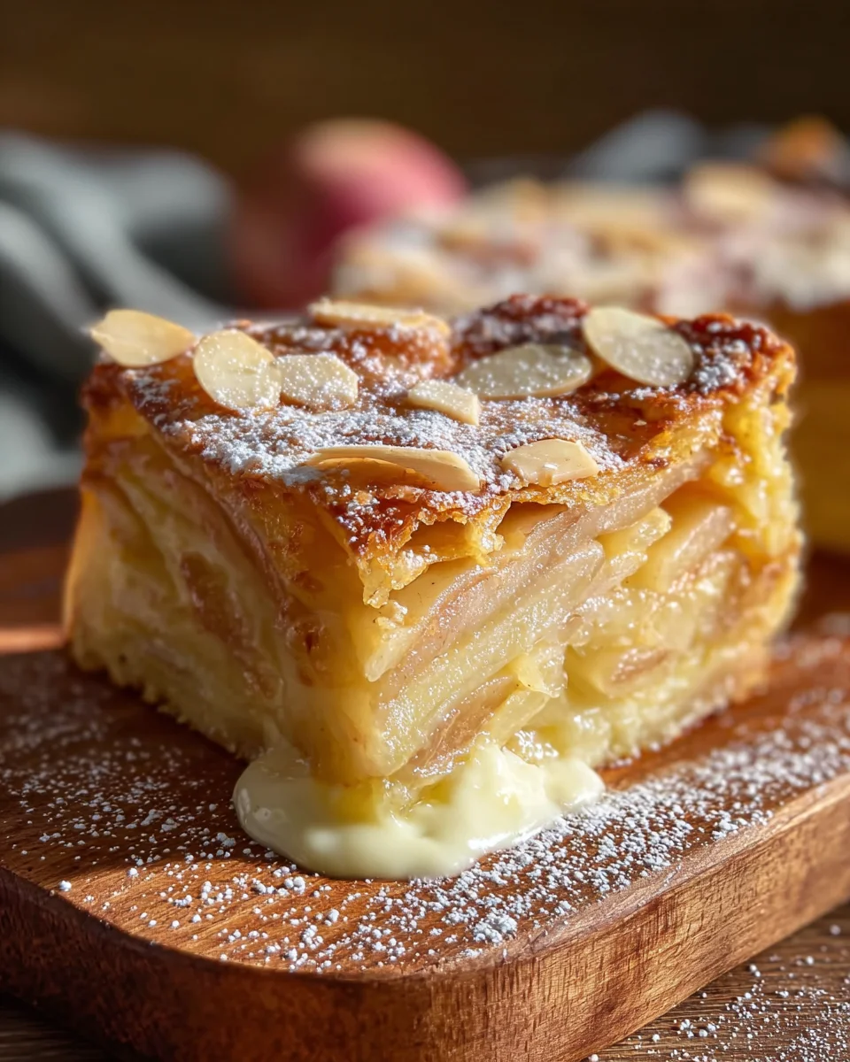 French Apple Invisible Cake