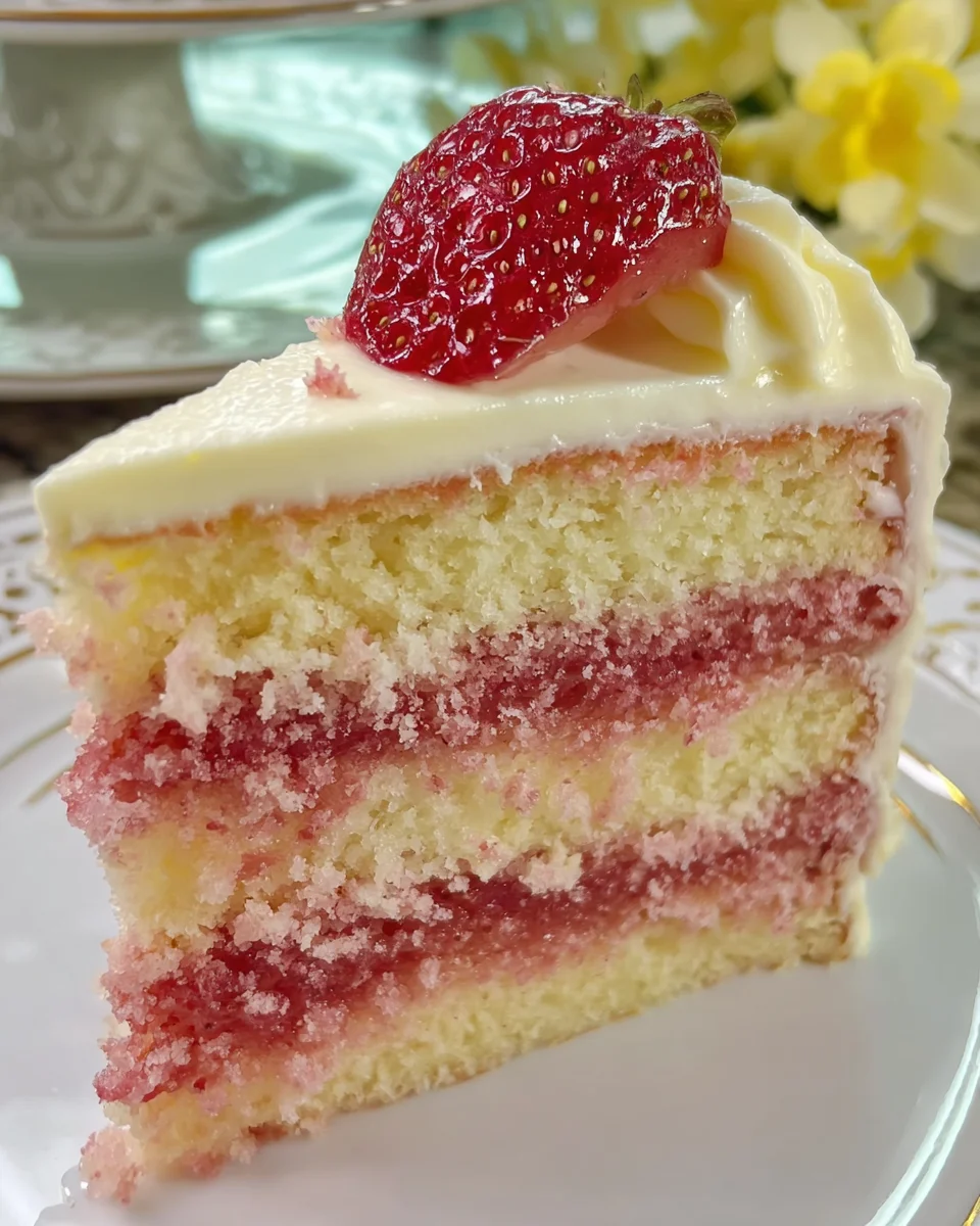 Strawberry Lemonade Cake Layers: A Must-Try Delight!