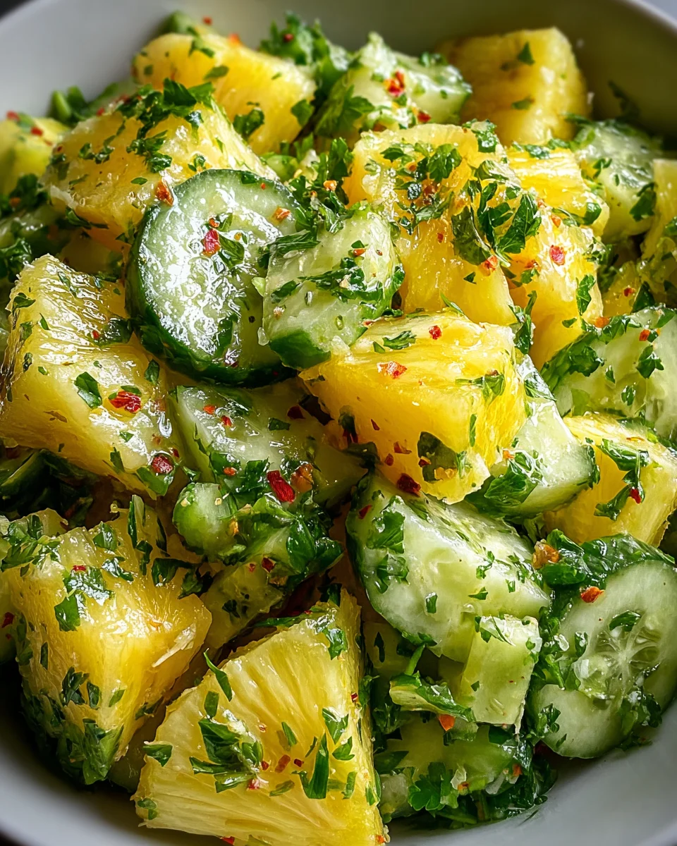 Pineapple Cucumber Salad: A Refreshing Summer Delight!