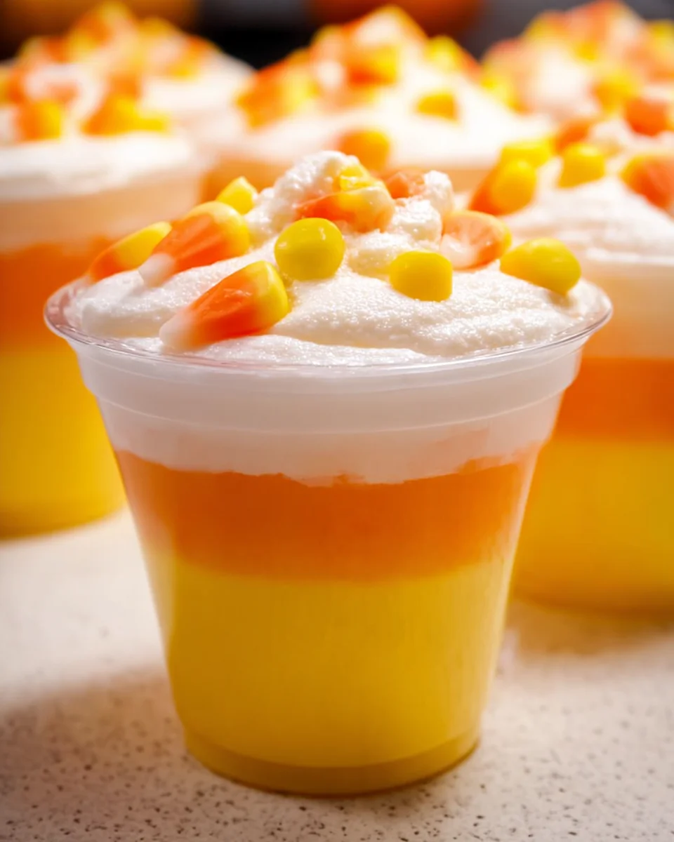 Candy Corn Pudding Cups: A Sweet Seasonal Delight!