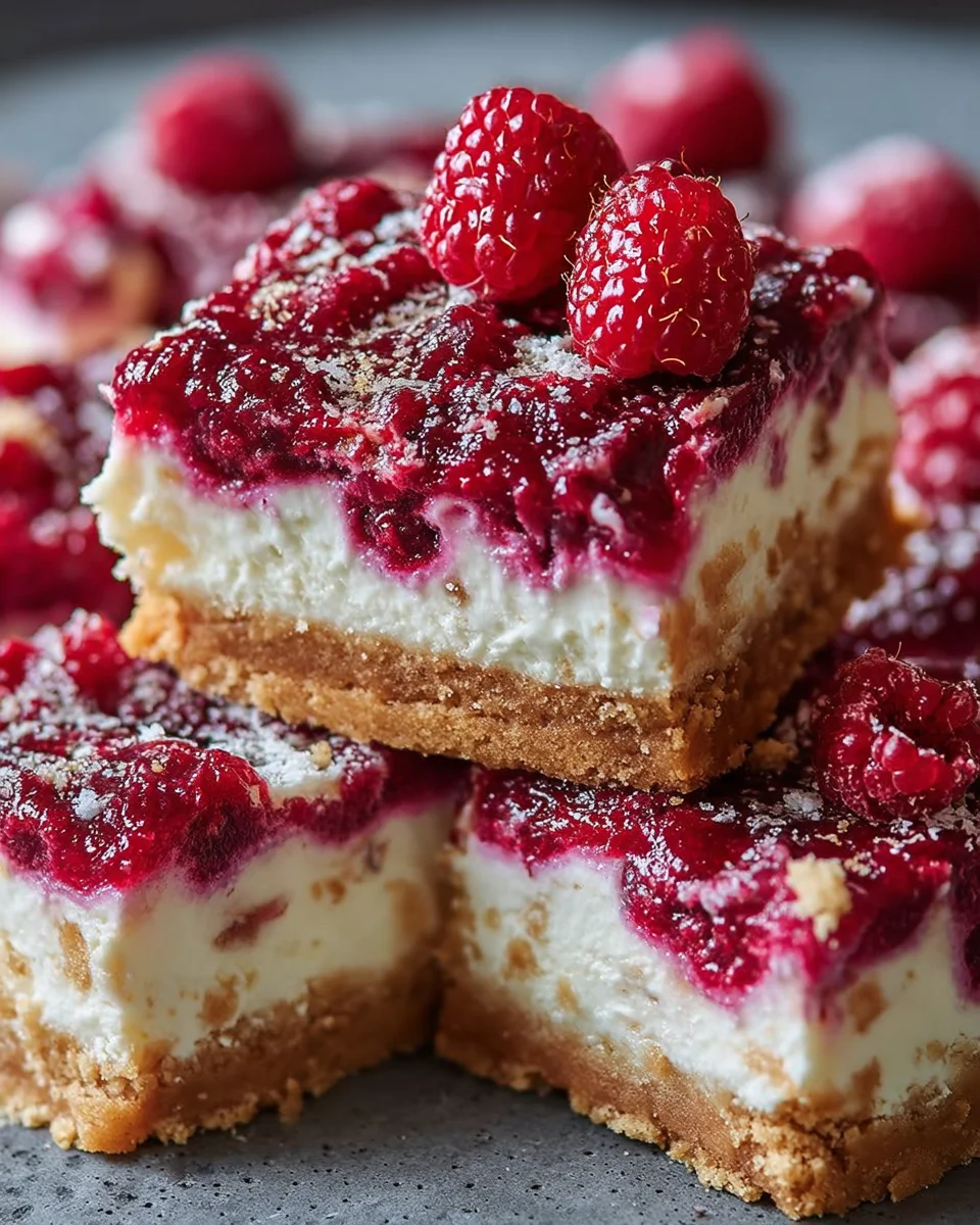 Raspberry Cheesecake Bars