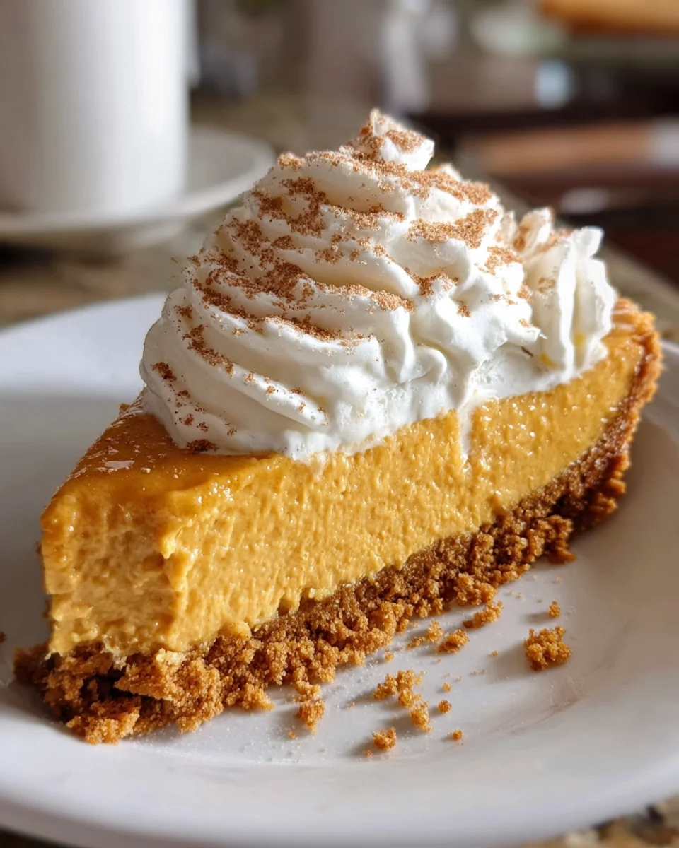 No Bake Pumpkin Cheesecake: Indulge in Fluffy Delight!