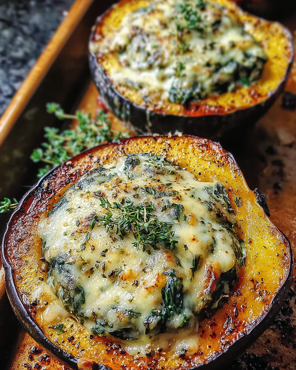 Stuffed Acorn Squash Spinach: A Delicious Family Treat