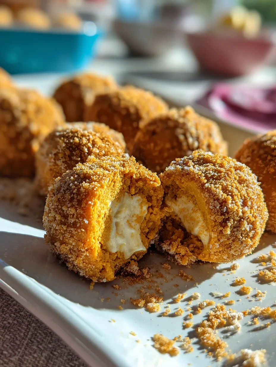 No-Bake Pumpkin Cheesecake Balls