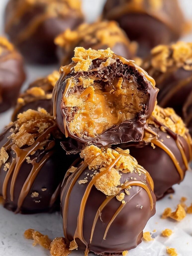 No Bake Caramel Crunch Butterfinger