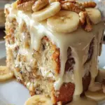 Heavenly Banana Walnut Cream Cake