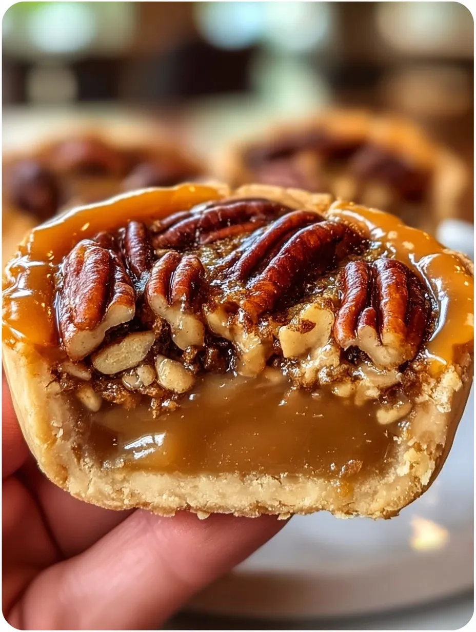 Baby Caramel Pecan Impossible Pies – Tiny Bites of Heaven