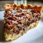 Chocolate Coconut Pecan Cream Pie